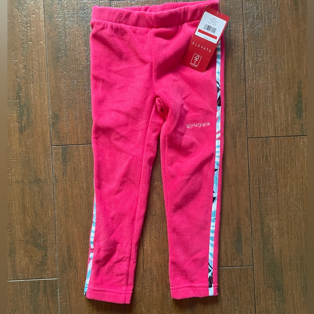 New with Tags Girls Spyder Fleece Pants